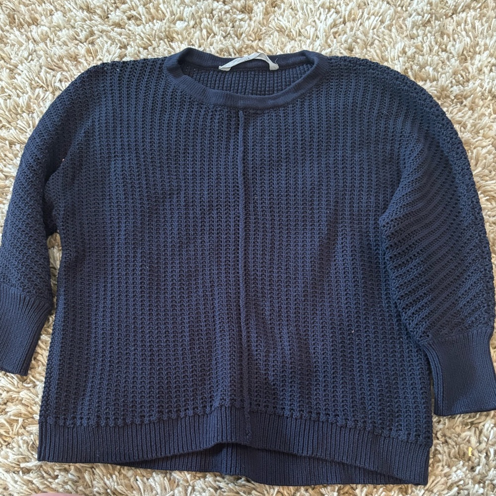 Athleta navy sweater
